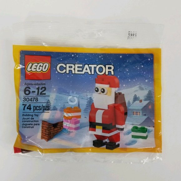 Lego Creator Santa Claus Chimney 30478 Bag 74 Pieces Saint Nicholas Kris Kringle - Picture 10 of 12